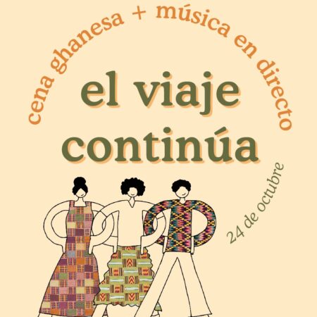 El viaje continúa: cena ghanesa + música en directo
